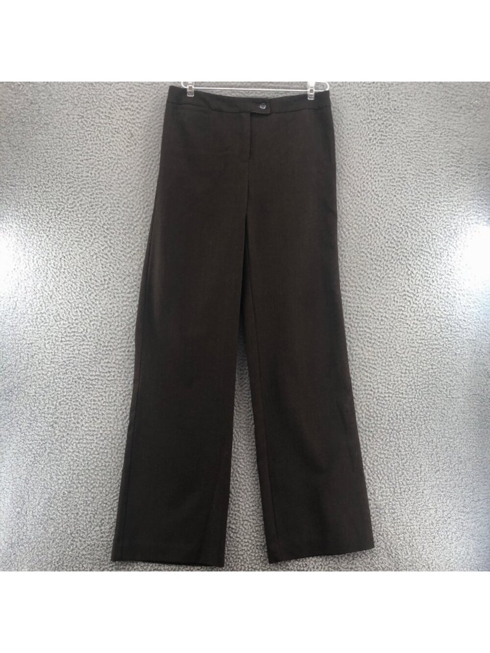 Chicos Pants Womens 0 US 4 Brown Glitter Chino Stretch Straight Leg Regular Fit